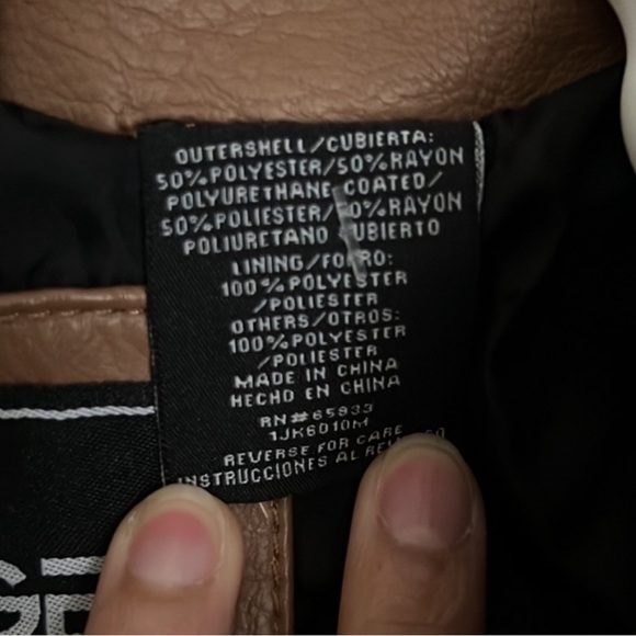 Faux Leather Jacket - Picture 6 of 10